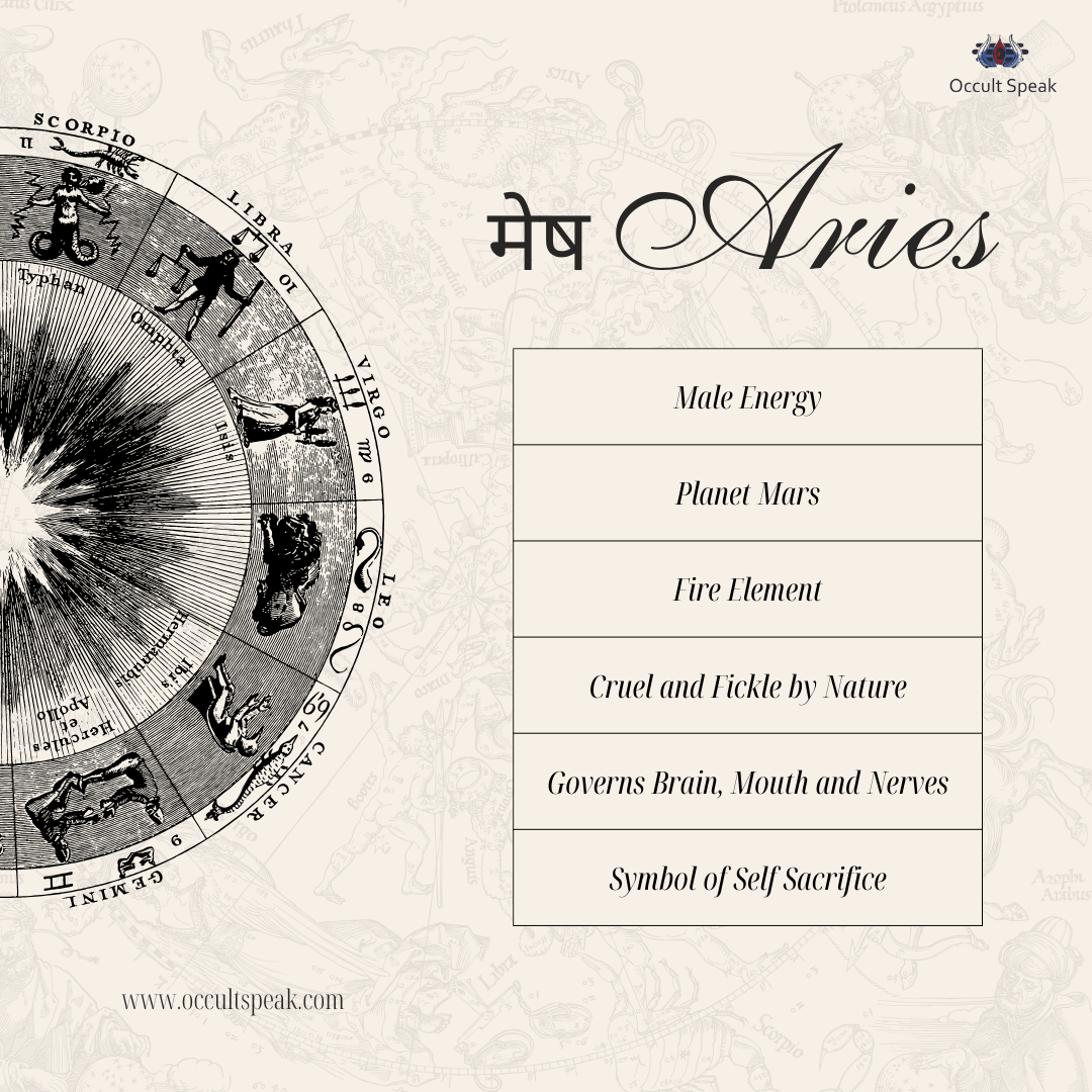 Zodiacs Sign Meaning in Hindi 